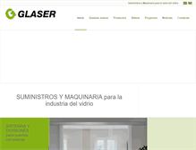 Tablet Screenshot of glasersl.es